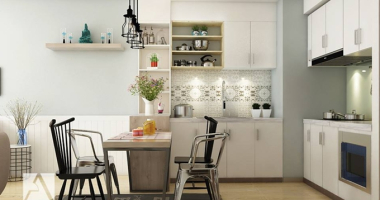 MẸO CHỌN MÀU SƠN ĐỂ CĂN BẾP NHỎ TRỞ NÊN RỘNG RÃI HƠN.